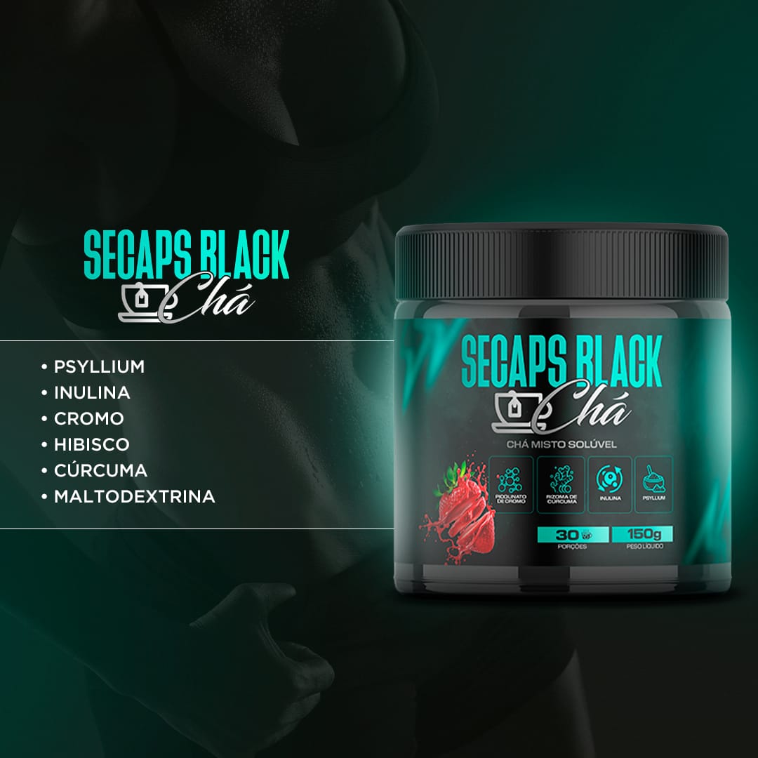 Banner promocional Secaps Chá